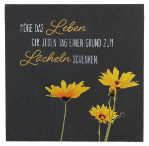 Schiefertafel - Möge das Leben...